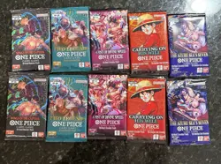 One piece - 10 assorted packs. 2-OP06, 2-OP08, 2-OP11, 2-OP13, 2-OP14 - Image 1