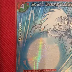 Dragon Ball Super Card Game Son Goku Unwavering Conviction DB3-116 R - Image 4