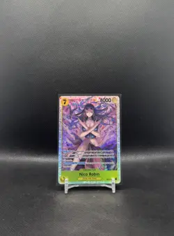 Nico Robin EB03-055 SR Foil English One Piece TCG Card Near Mint - Image 1