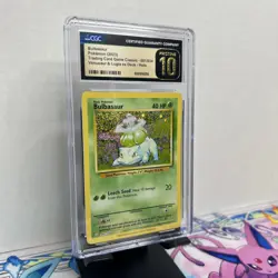 CGC 10 PRISTINE Bulbasaur 001/034 CLASSIC Collection HOLO Pokemon Card - Image 2