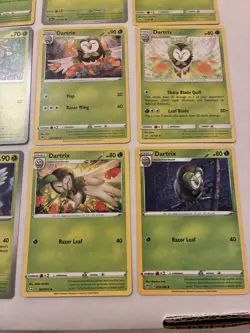 Lot Of 15 Rowlet and Dartrix Pokemon Cards - Image 5