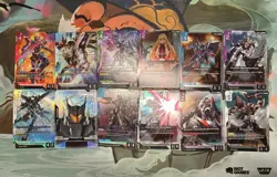 Gundam War WS Games Foil Card Lot - GFred, Freedom Gundam - Image 1