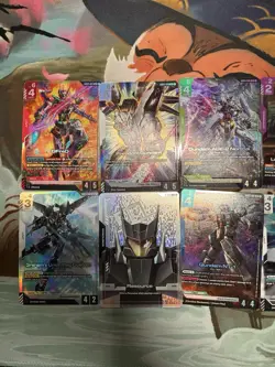 Gundam War WS Games Foil Card Lot - GFred, Freedom Gundam - Image 2