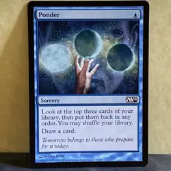 Ponder 2012 (M12) CORE SET Regular MTG TCG NM CARD - Image 1