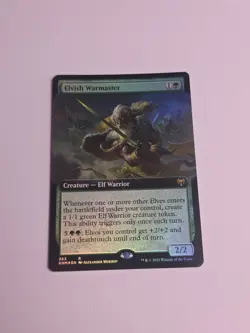 Elvish Warmaster (Extended Art) Kaldheim Foil - Image 2