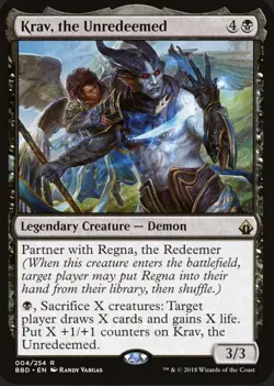 Krav, the Unredeemed Battlebond Foil - Image 2