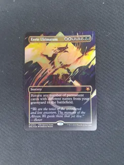 Magic The Gathering TDM Foil Special Guest Eerie Ultimatium 0104 - Image 1
