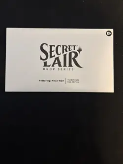 Not A Wolf - Secret Lair - SLD MTG - Sealed FOIL - Image 1