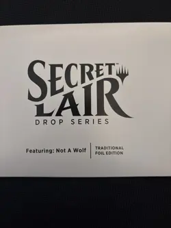 Not A Wolf - Secret Lair - SLD MTG - Sealed FOIL - Image 3