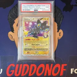 PSA 9 MINT 2021 Pokemon Celebrations Classic LUXRAY GL LV.X #109 Ultra Rare Holo - Image 1