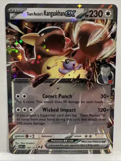 Team Rocket's Kangaskhan ex 162/217 Rare Pokemon Ascended Heroes - Image 1
