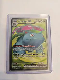Pokemon TCG Venusaur EX Holo Ultra Rare Card 182/165 Scarlet & Violet 151 Series - Image 1