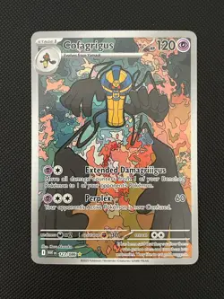 Cofagrigus 123/086 Pokemon White Flare Illustration Rare NM - Image 1