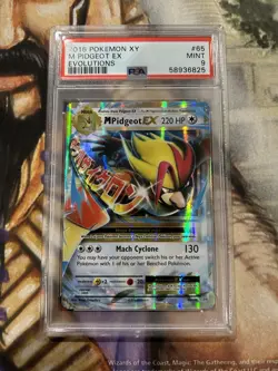 Mega Pidgeot EX 65/108 Pokemon Evolutions Double Rare Holo English - PSA 9 - Image 1