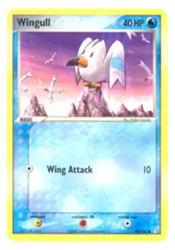 Pokemon - Wingull - 70/100 - Common - Reverse Holo - EX Crystal Guardians - NM - Image 1