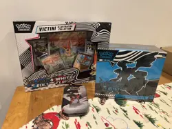 Pokemon TCG Black Bolt Elite Trainer Box ETB + Victini Illustration + Mini Tin - Image 1