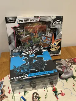 Pokemon TCG Black Bolt Elite Trainer Box ETB + Victini Illustration + Mini Tin - Image 2