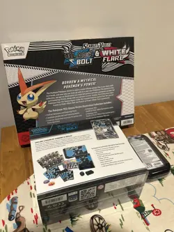 Pokemon TCG Black Bolt Elite Trainer Box ETB + Victini Illustration + Mini Tin - Image 3