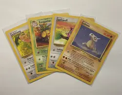 Vintage Pokemon Lot Jungle Unlimited Cubone, Lickitung, Exeggutor, Jigglypuff - Image 1