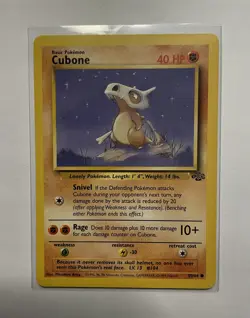 Vintage Pokemon Lot Jungle Unlimited Cubone, Lickitung, Exeggutor, Jigglypuff - Image 2