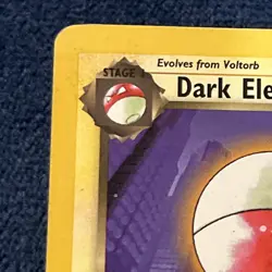Dark Electrode 34/82 Team Rocket-1st Edition WOTC - LP Vintage Pokemon - Image 2