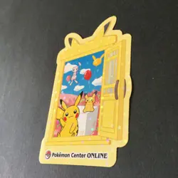 【NM】Pikachu Pokemon Center Online Holo Stickers Japanese - Image 3