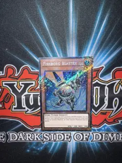 Yu-Gi-Oh Fishborg Blaster Platinum Secret Rare Card 1st Edition - Image 1