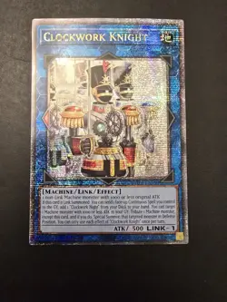 YUGIOH- Clockwork Knight - SUDA-EN050 - Quarter Century Secret Rare - 1st Ed - Image 1