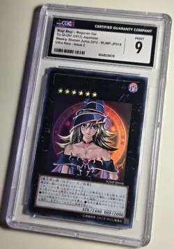 2012 YU-GI-OH! JPN PROMO SHONEN JUMP MAGAZINE MAGI MAGI MAGICIAN GAL CGC 9 - Image 3