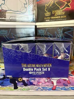 One Piece OP-14 EB-04 The Azure Sea's Seven Double Pack case Display English - Image 3