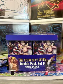 One Piece OP-14 EB-04 The Azure Sea's Seven Double Pack case Display English - Image 4