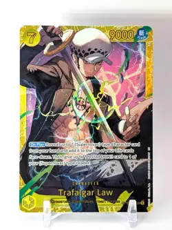 Trafalgar Law SEC OP10-119 One Piece TCG English Royal Blood NM Condition - Image 1