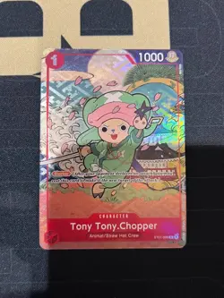 One Piece TCG Tony Tony.Chopper ST01-006 1st Anniversary Set NM - Image 1