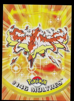 Pokemon Card - Moltres Topps TV Animation Edition 146 Blue Logo - Image 1