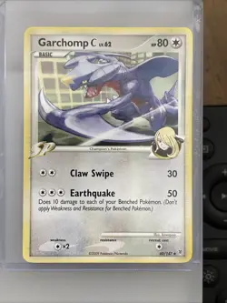 Pokemon TCG Garchomp C LV.62 Supreme Victors Regular Uncommon Card 60/147 - Image 1