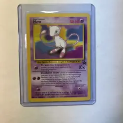 Mew #8 Black Star Promo Rare Vintage Pokemon Card TCG mp - Image 2