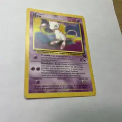 Mew #8 Black Star Promo Rare Vintage Pokemon Card TCG mp - Image 3