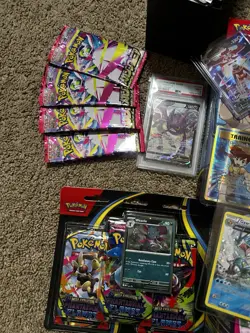 Used Pokemon Lot BG- As Seen Cards And Box(s) Some Dents And Tears - Image 5