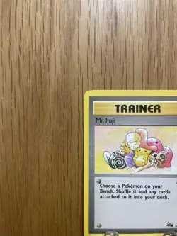 Pokemon TCG Fossil Trainer Card Mr. Fuji, 58/62 - Image 3