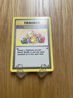 Pokemon TCG Fossil Trainer Card Mr. Fuji, 58/62 - Image 4