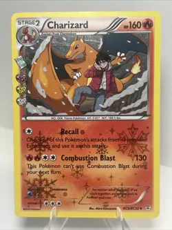 MP Charizard RC5/RC32 Holofoil Generations: Radiant Collection Pokemon Card - Image 1