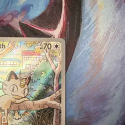 Pokemon Meowth 106/094 PFLN Basic Fury Swipes Holo Card 2025 - Image 4