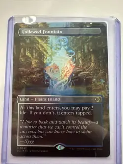 Hallowed Fountain (Borderless) Lorwyn Eclipsed Foil - Image 1