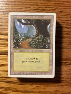 MTG: Vintage ‘94 Revised (3rd Ed) Lands - 50X Forests Mixed Condition - Image 1