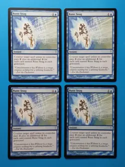MTG 4x Rune Snag x4 NM Coldsnap Magic Playset - Image 1