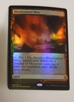 Bloodstained Mire Foil Expedition NM MTG Zendikar Rising Magic the Gathering - Image 1