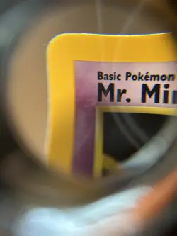 Pokemon TCG Mr. Mime Jungle error no symbol 6/64 Holo Unlimited Holo Rare - Image 2