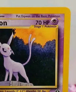 Espeon 20/75 Neo Discovery Regular Pokemon Vintage NEAR MINT - Image 3