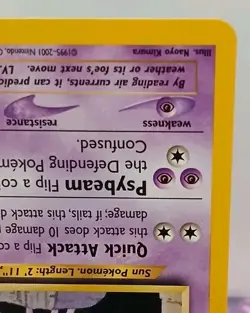 Espeon 20/75 Neo Discovery Regular Pokemon Vintage NEAR MINT - Image 5