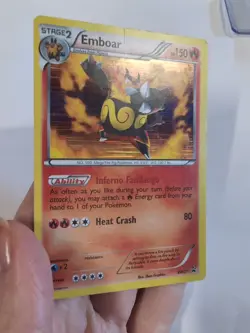 Emboar BW21 Black & White Promo Set Black Star Promo Holo Pokemon Card - Image 3